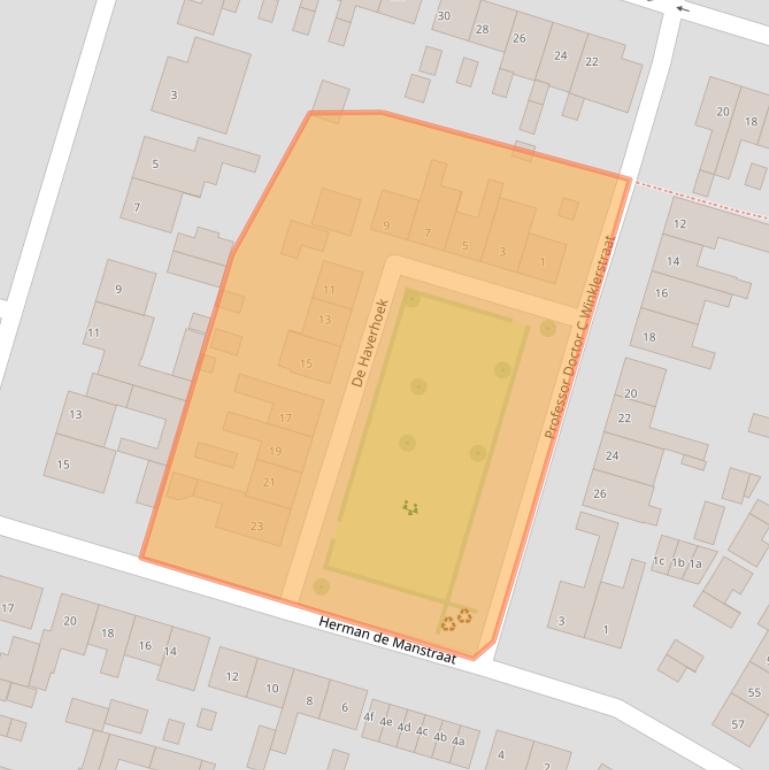 Kaart van postcodegebied 4132XR.