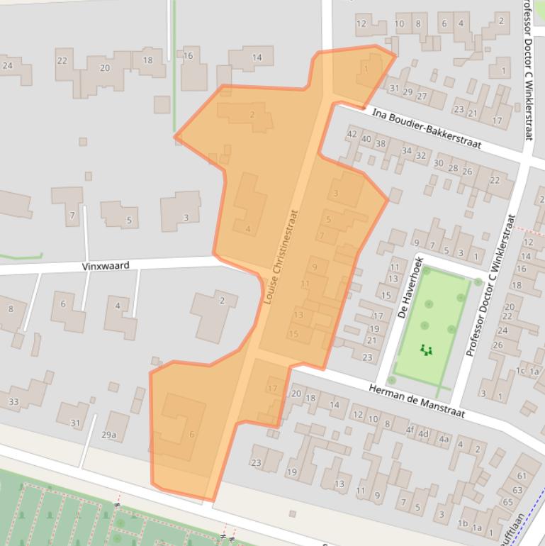 Kaart van postcodegebied 4132XT.