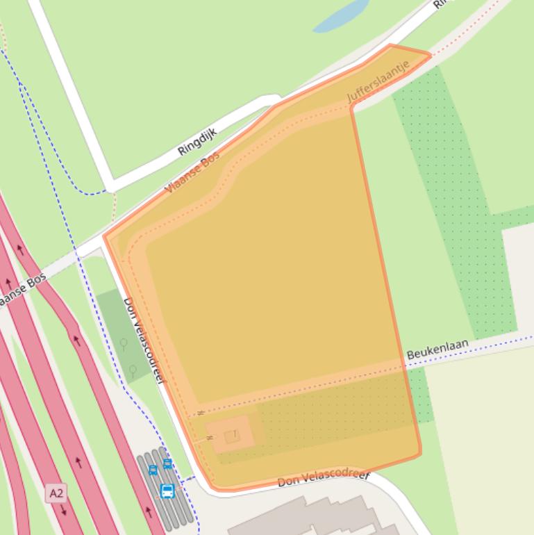 Kaart van postcodegebied 4132XZ.