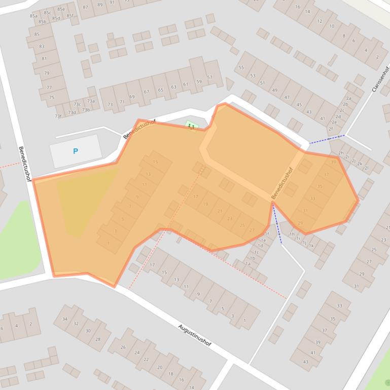 Kaart van postcodegebied 4133AG.