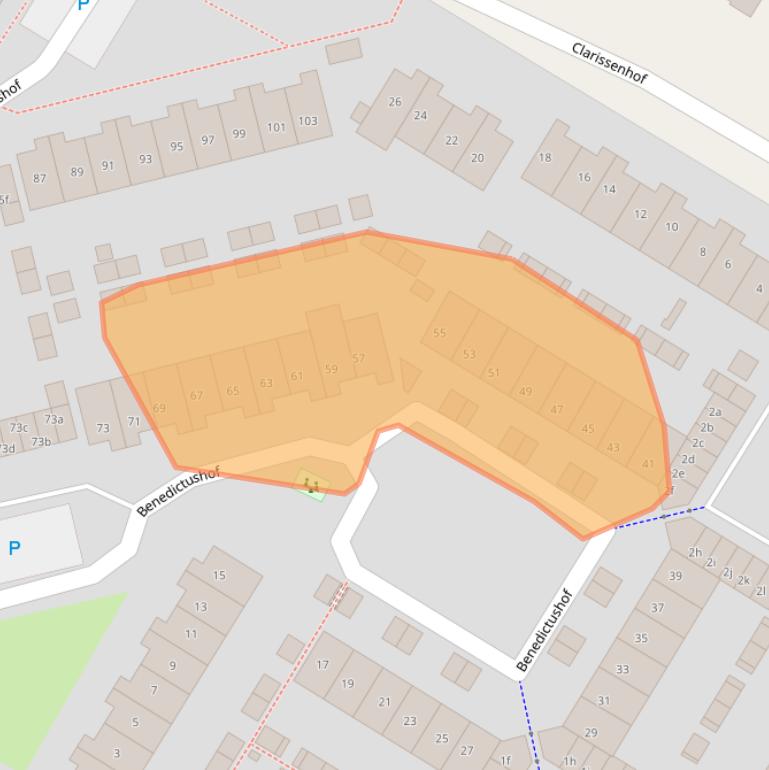 Kaart van postcodegebied 4133AH.