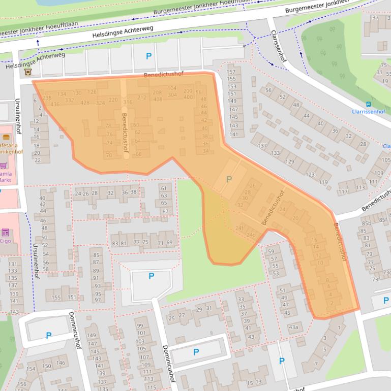 Kaart van postcodegebied 4133AK.