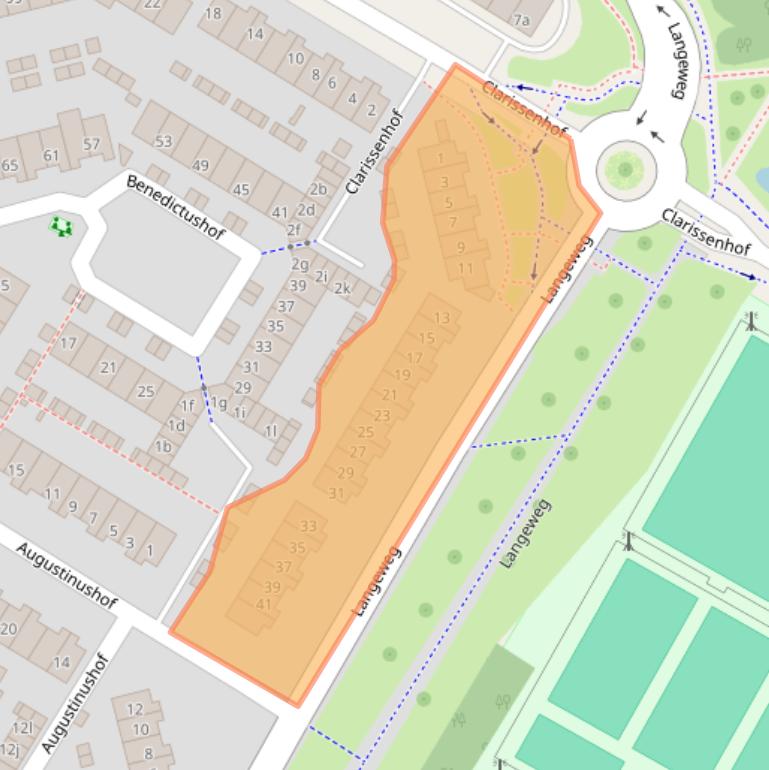 Kaart van postcodegebied 4133AS.