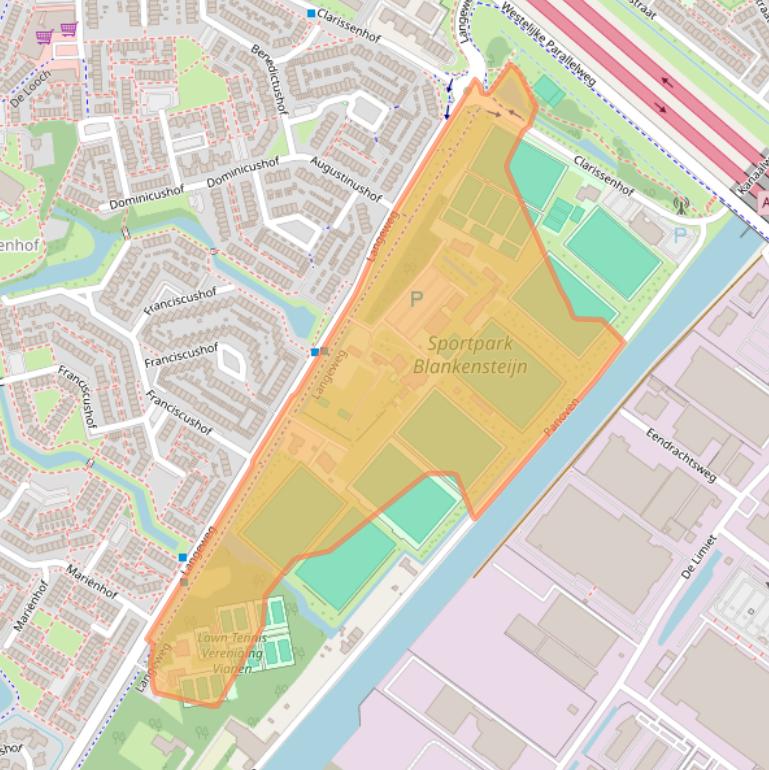 Kaart van postcodegebied 4133AX.