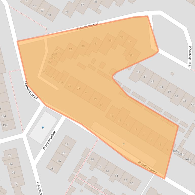 Kaart van postcodegebied 4133BA.