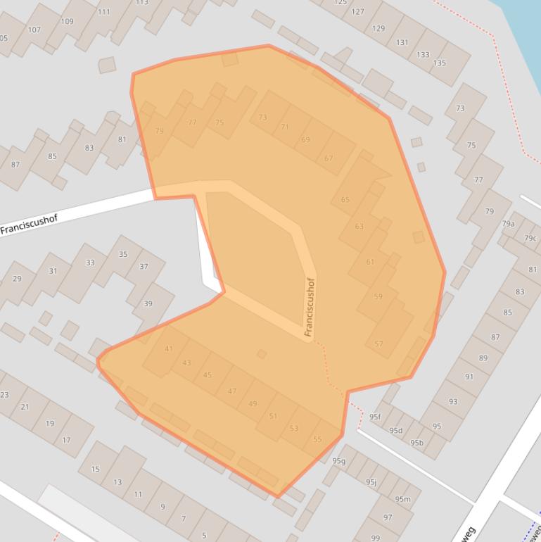 Kaart van postcodegebied 4133BB.