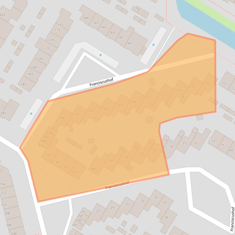 Kaart van postcodegebied 4133BC.