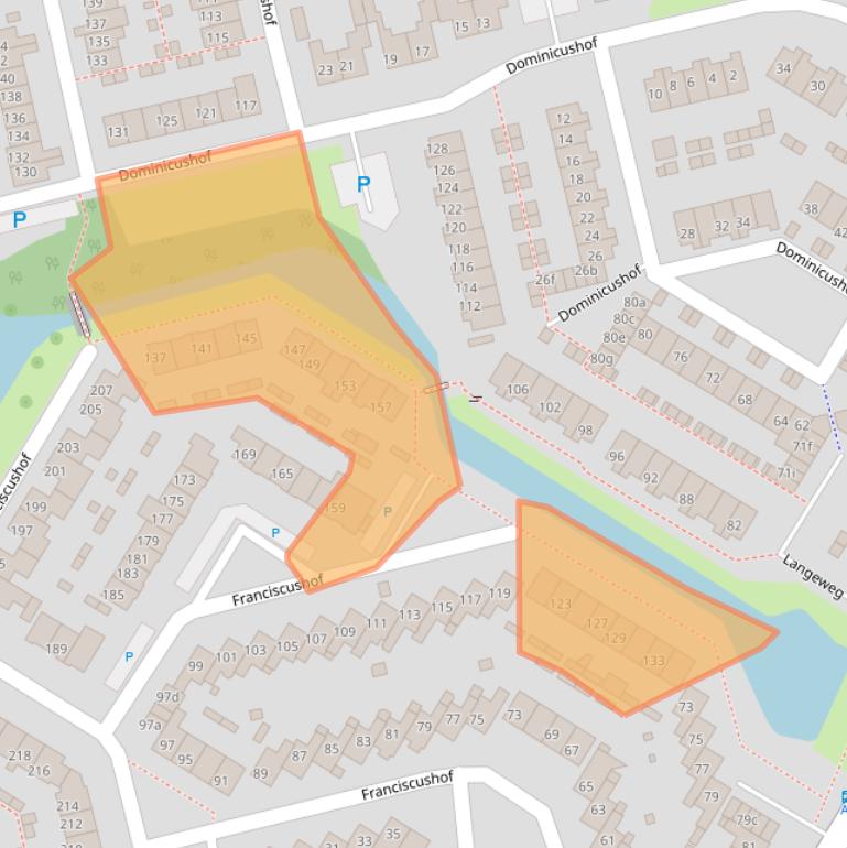 Kaart van postcodegebied 4133BD.