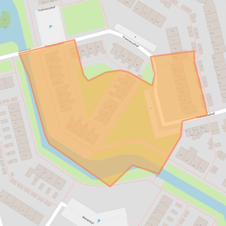 Kaart van postcodegebied 4133BJ.
