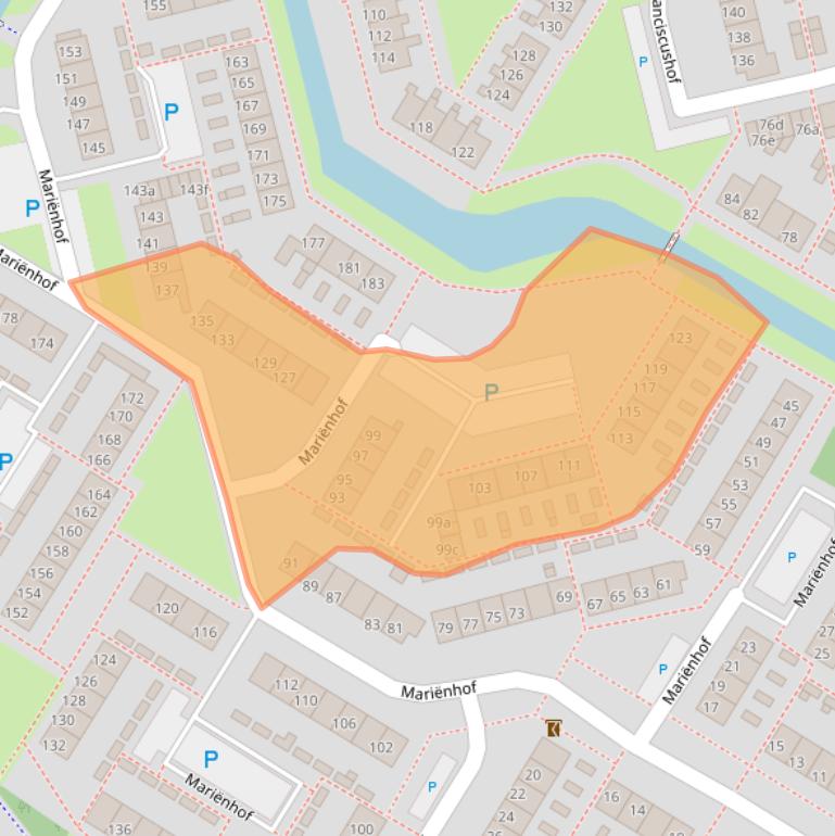 Kaart van postcodegebied 4133BP.