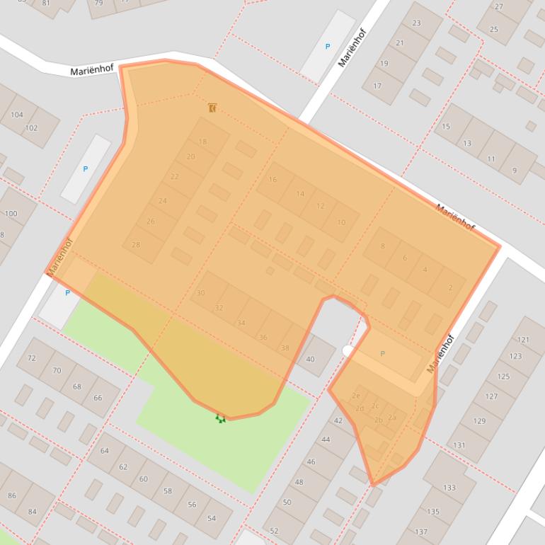 Kaart van postcodegebied 4133BS.