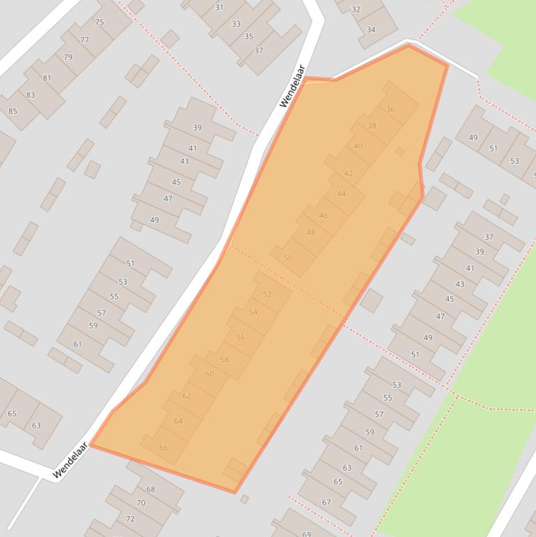 Kaart van postcodegebied 4133CE.