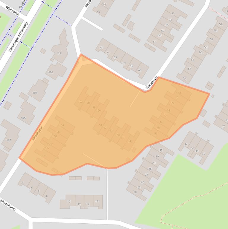 Kaart van postcodegebied 4133CG.