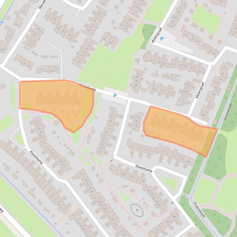 Kaart van postcodegebied 4133CH.
