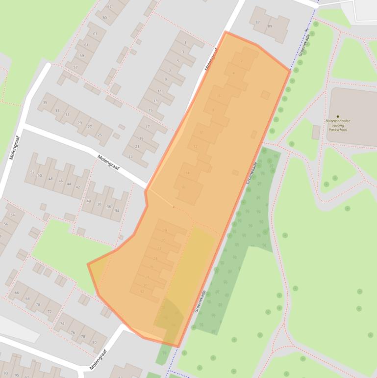 Kaart van postcodegebied 4133CM.