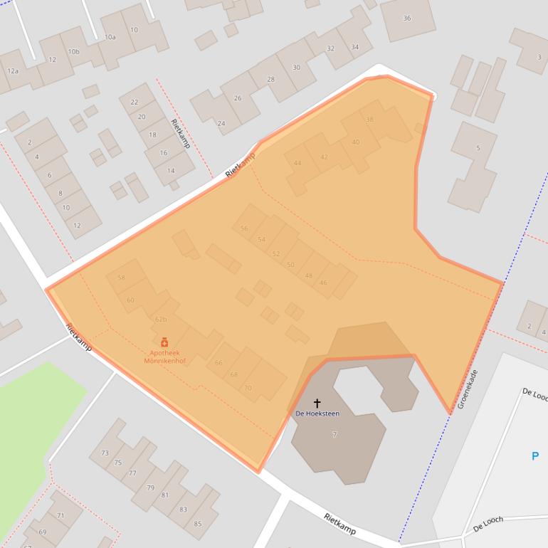 Kaart van postcodegebied 4133CV.