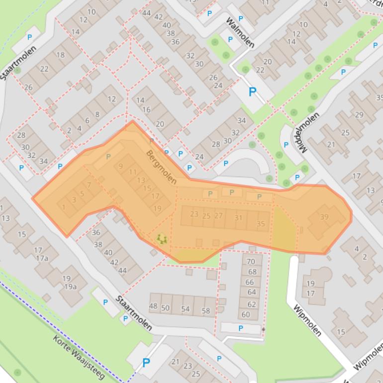 Kaart van postcodegebied 4133GD.