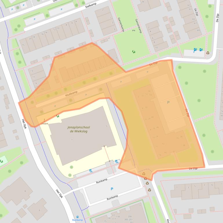 Kaart van postcodegebied 4133GS.