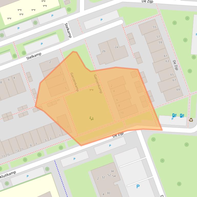 Kaart van postcodegebied 4133GV.