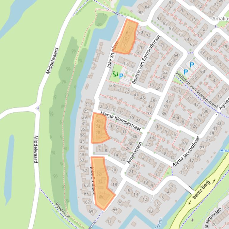 Kaart van postcodegebied 4133HL.