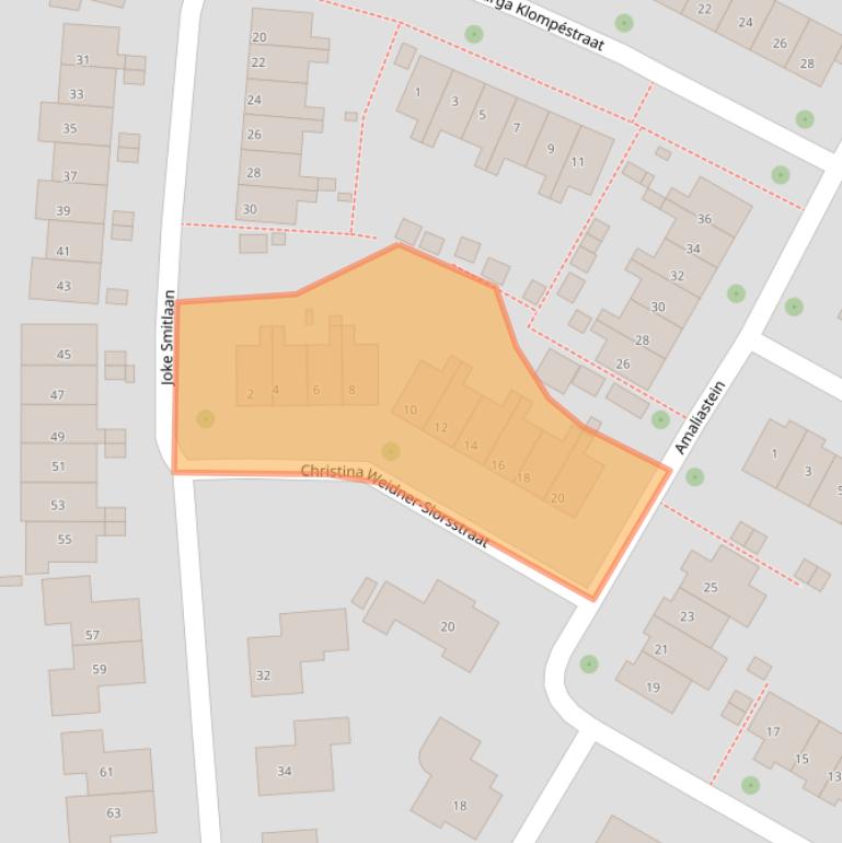 Kaart van postcodegebied 4133HM.