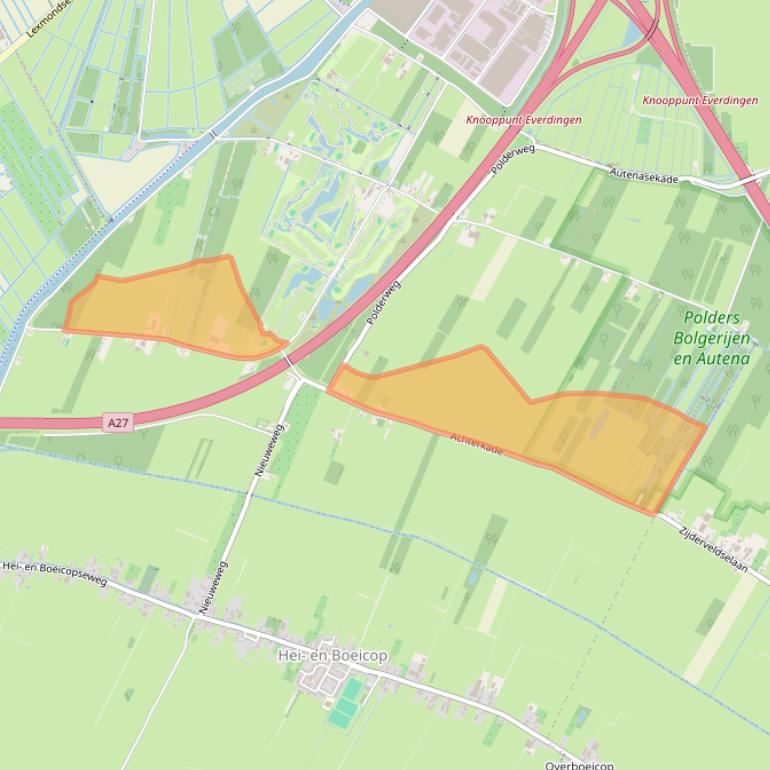 Kaart van postcodegebied 4133RA.