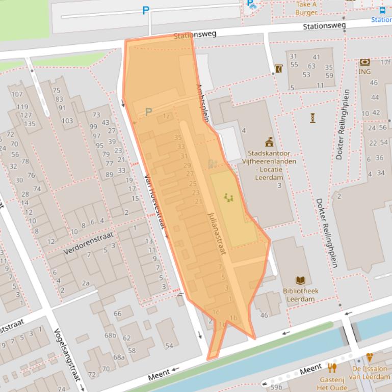 Kaart van postcodegebied 4141AH.