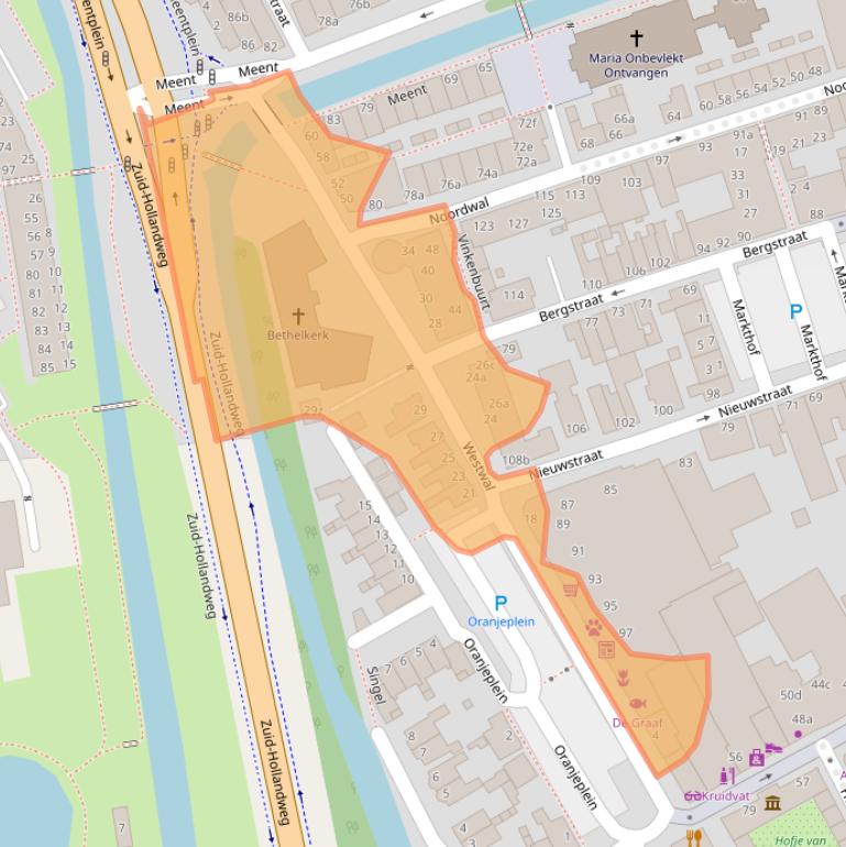 Kaart van postcodegebied 4141AP.