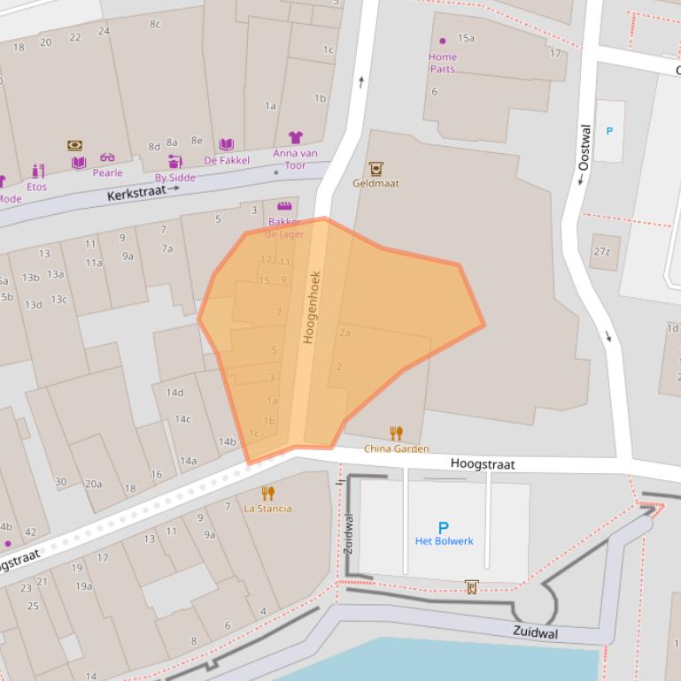 Kaart van postcodegebied 4141BH.