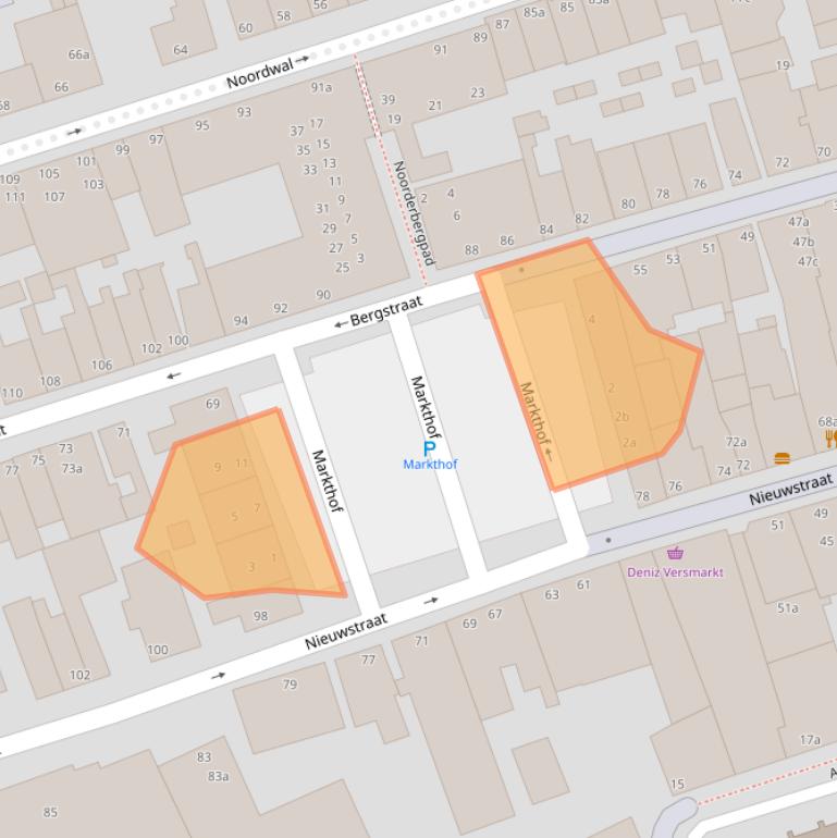 Kaart van postcodegebied 4141BK.