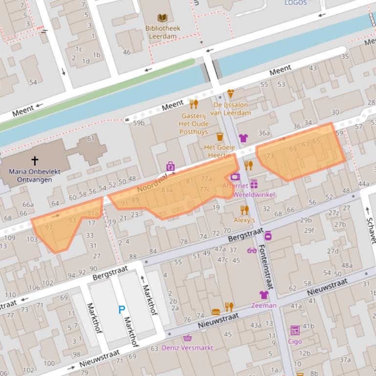 Kaart van postcodegebied 4141BM.