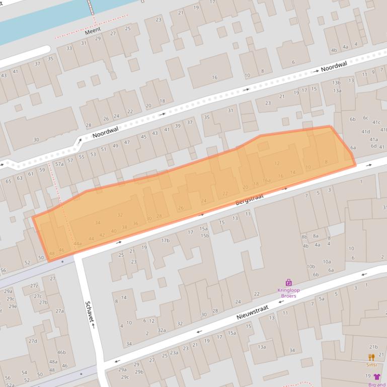 Kaart van postcodegebied 4141BV.