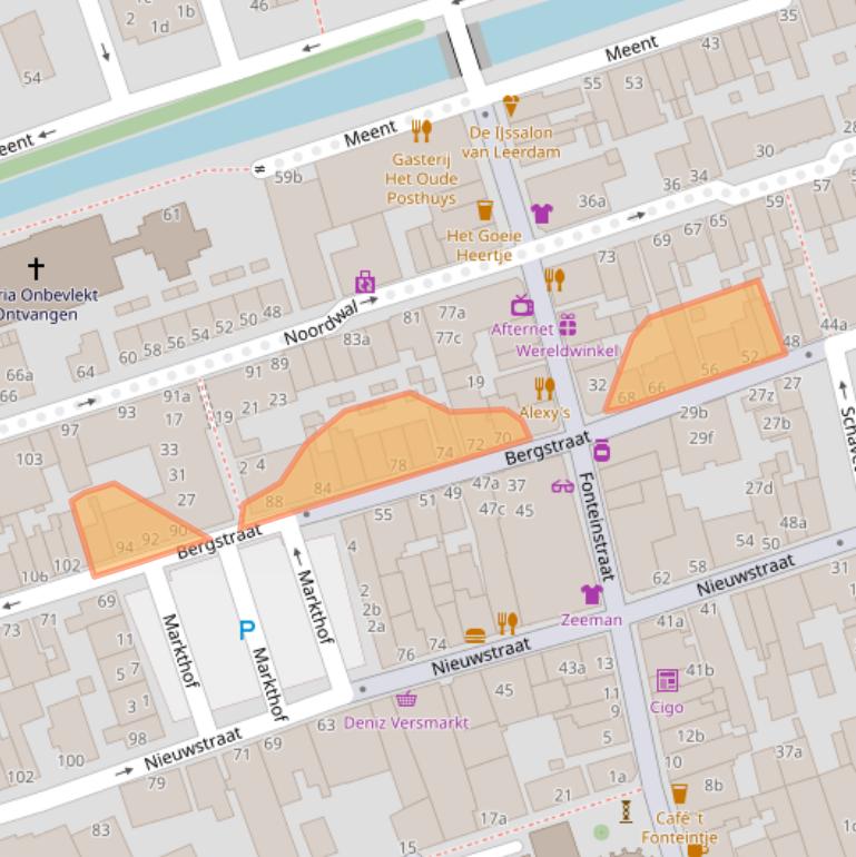 Kaart van postcodegebied 4141BW.