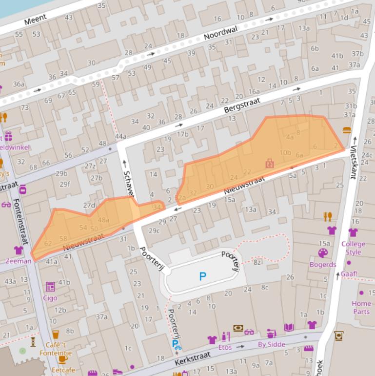 Kaart van postcodegebied 4141CC.