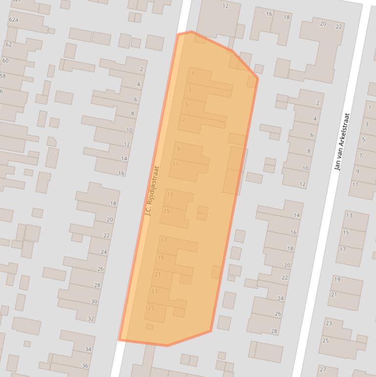 Kaart van postcodegebied 4141CT.