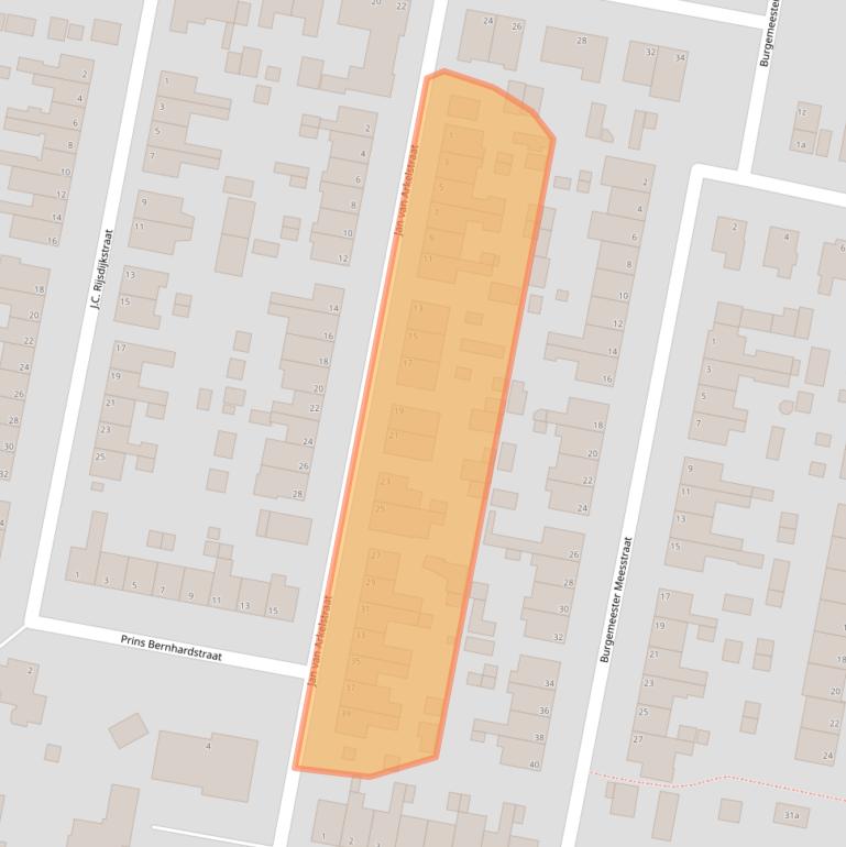Kaart van postcodegebied 4141CX.