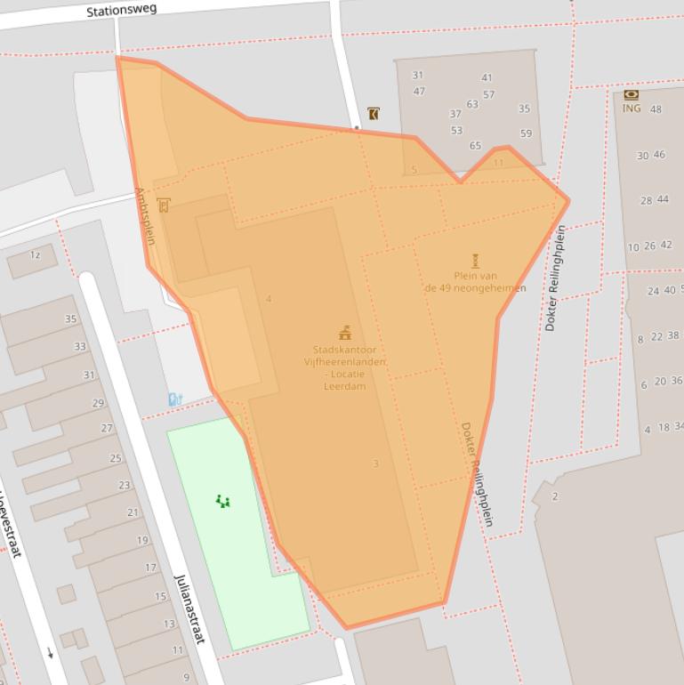 Kaart van postcodegebied 4141DA.