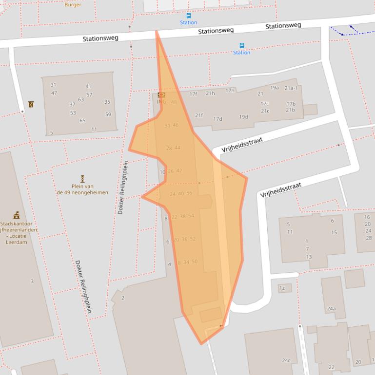 Kaart van postcodegebied 4141DC.