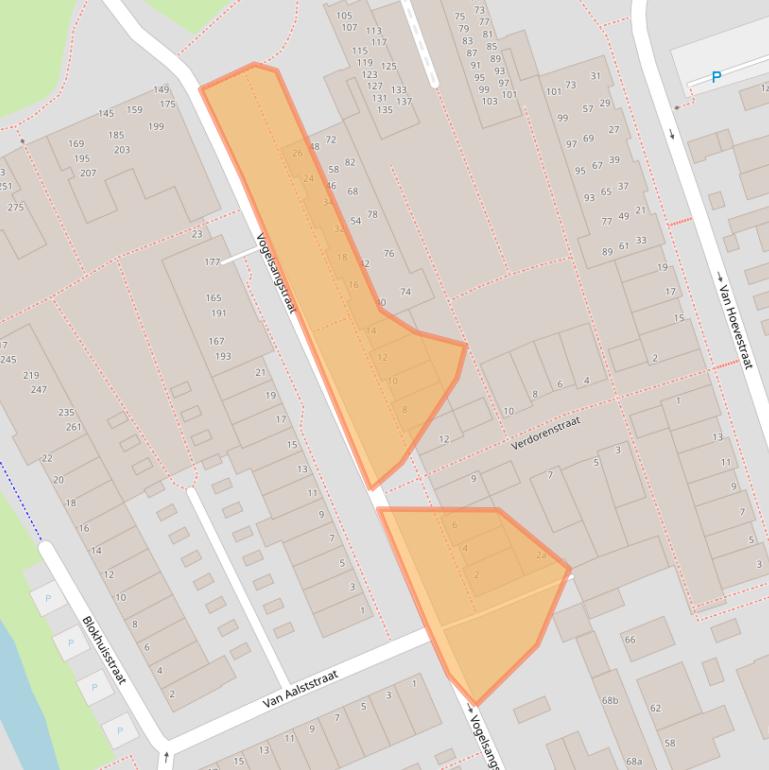 Kaart van postcodegebied 4141DJ.