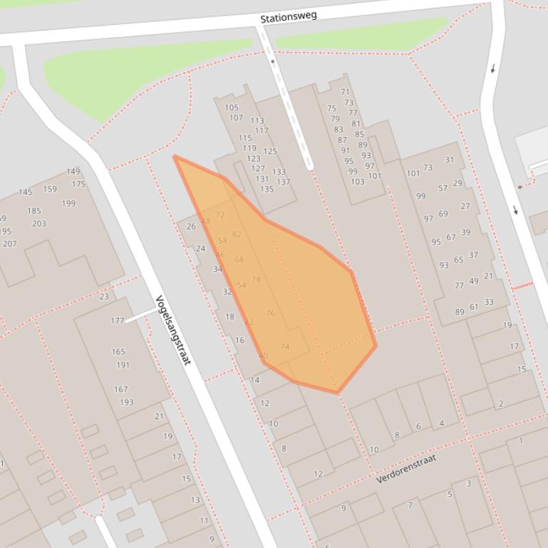Kaart van postcodegebied 4141DK.