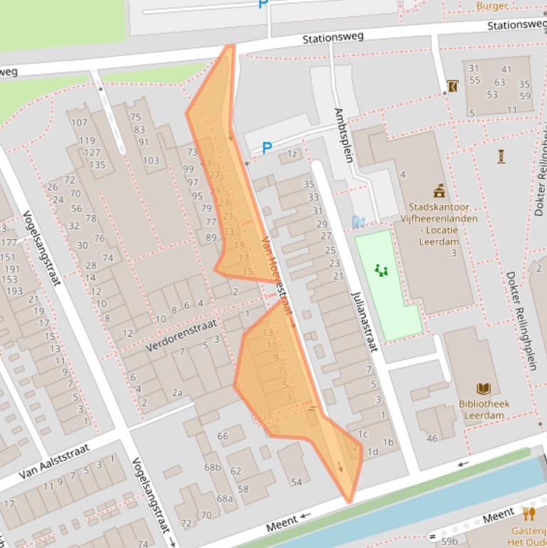 Kaart van postcodegebied 4141DM.