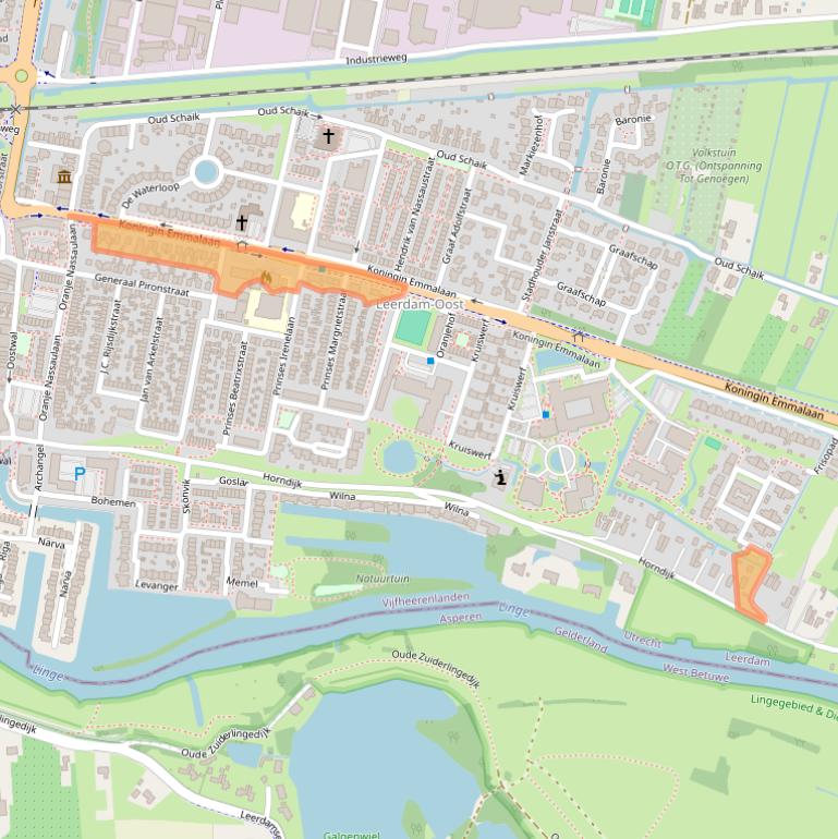 Kaart van postcodegebied 4141EC.