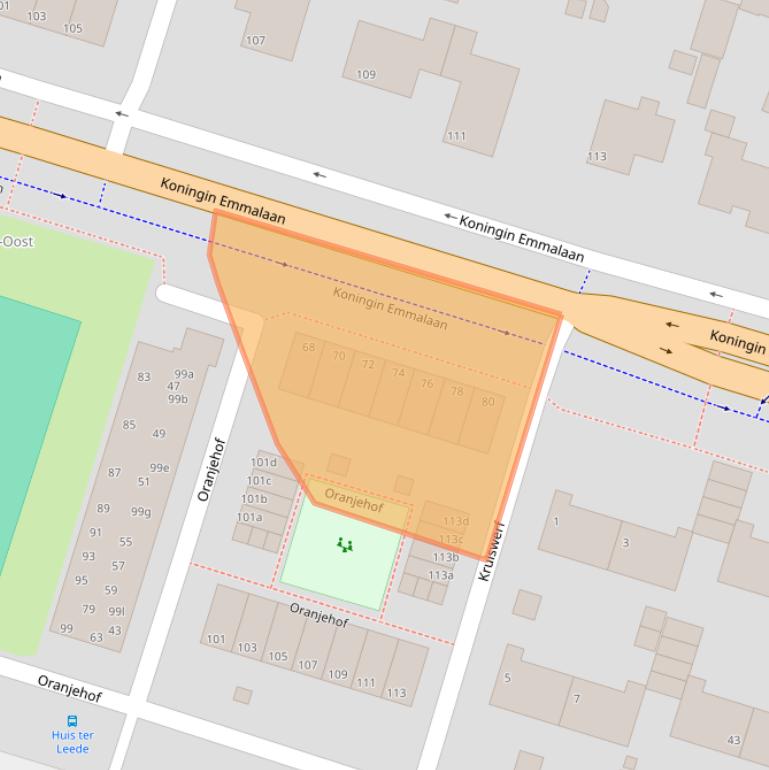 Kaart van postcodegebied 4141ED.