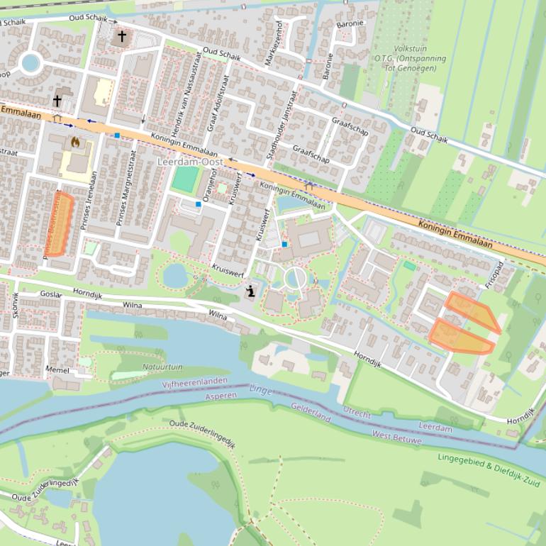 Kaart van postcodegebied 4141EM.