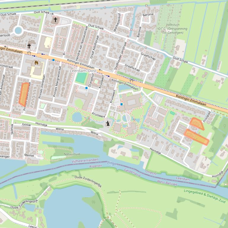 Kaart van postcodegebied 4141EN.