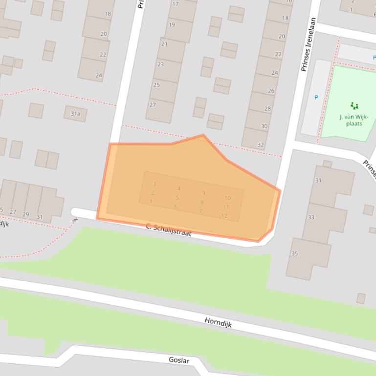 Kaart van postcodegebied 4141EP.