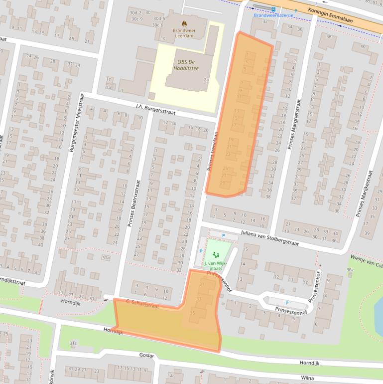 Kaart van postcodegebied 4141ER.