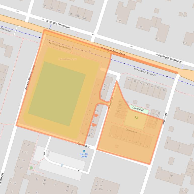 Kaart van postcodegebied 4141GE.