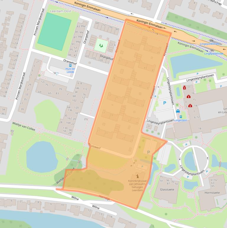 Kaart van postcodegebied 4141GG.