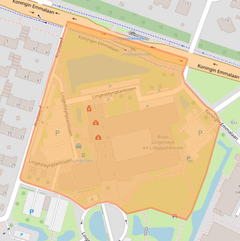 Kaart van postcodegebied 4141GH.